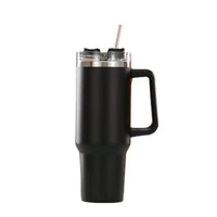 40oz Insulated Tumbler with Handle & Straw – Travel Coffee Cup, 1200ML